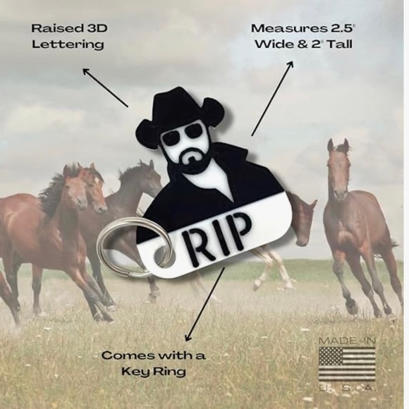 Yellowstone Rip Keychain - Picture 4 of 5